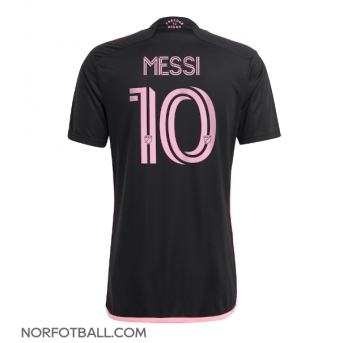 Billige Fotballdrakt Inter Miami Lionel Messi #10 Replika Bortedrakt 2024-25 Kortermet